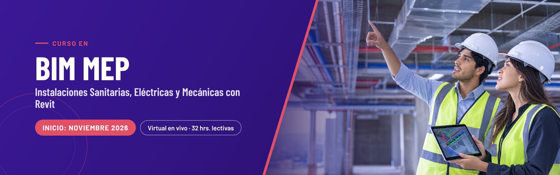 Taller BIM MEP: Instalaciones Sanitarias, Eléctricas y Mecánicas con Revit - Continua UC