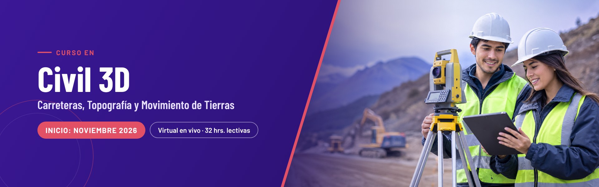 Taller Civil 3D: Carreteras, Topografía y Movimiento de Tierras - Continua UC